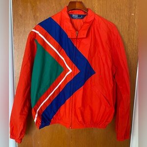Men’s Ralph Lauren Polo Sport Windbreaker Jacket Vintage Rare Medium M